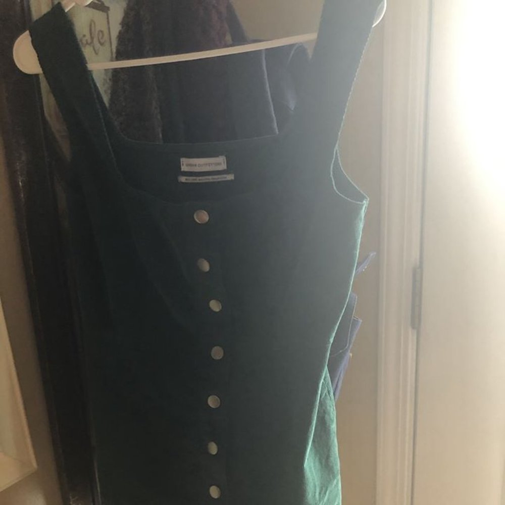 Urban Outfitters Green Corduroy Dress Sz S